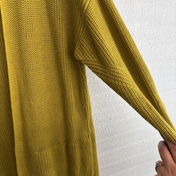 Lululemon Cashlu Knit Sweater Wrap Cardigan In Auric Gold - Picture 5 of 9